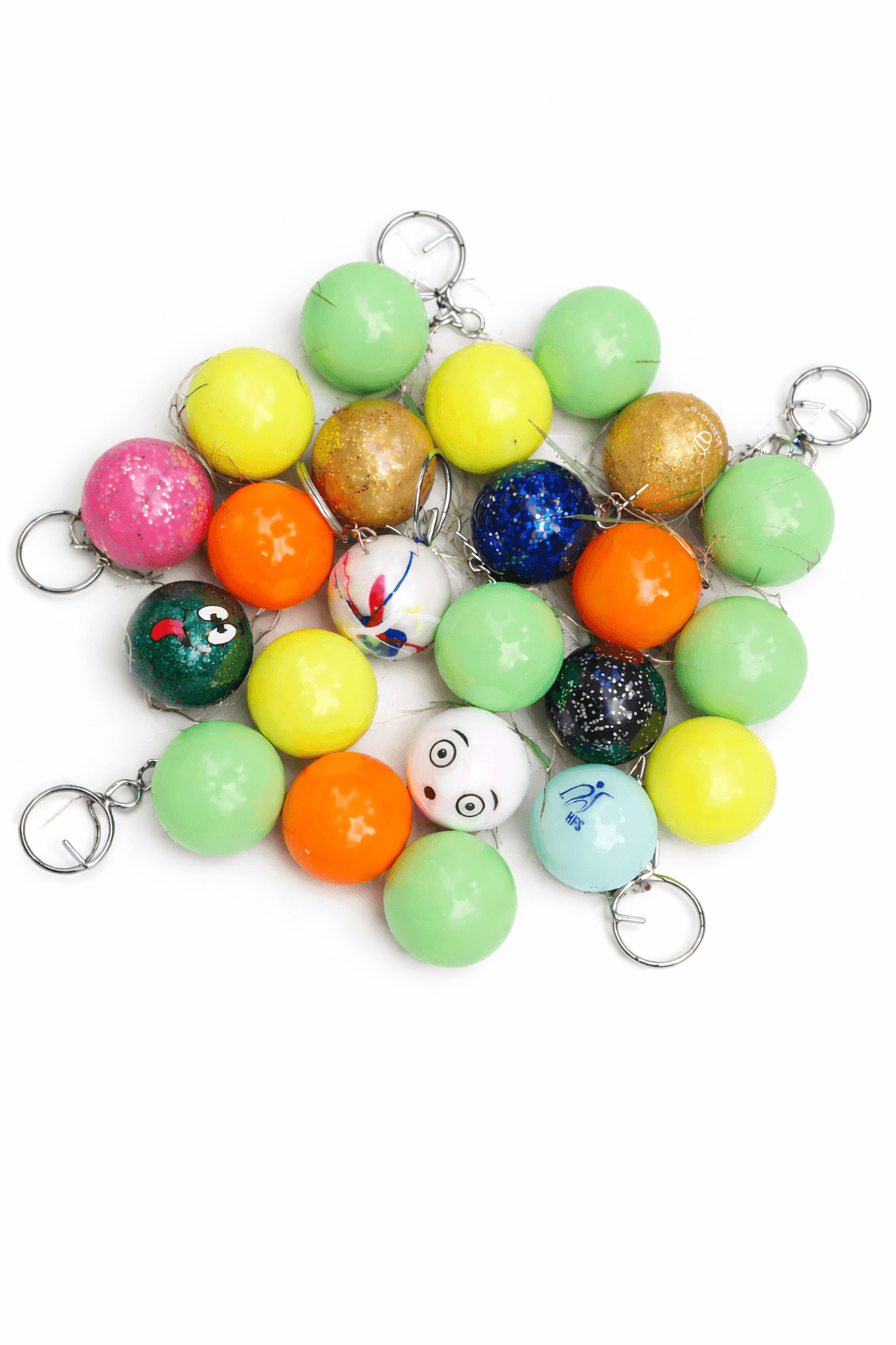 Hockey Ball Keyrings